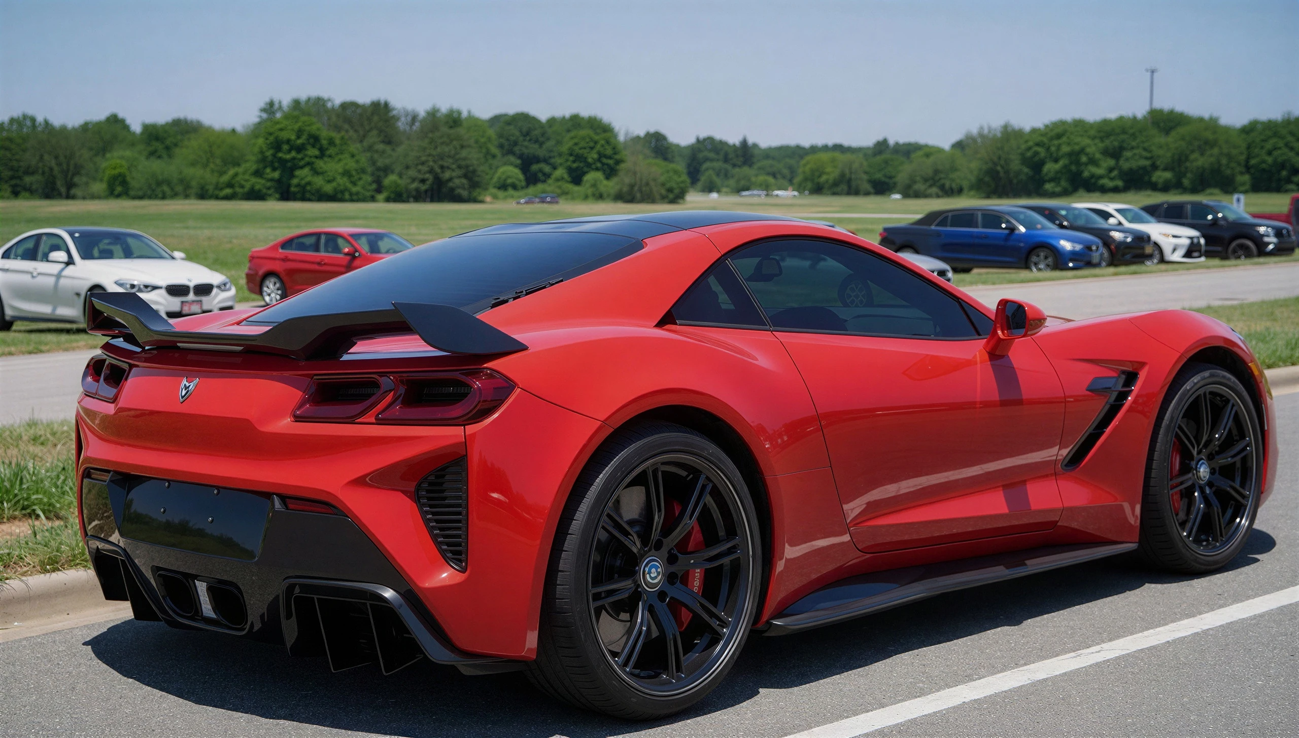 Before AI background swap